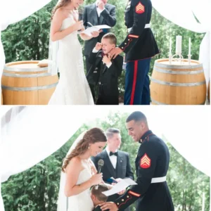 She Married A Marine With A 4-Year-Old Son, Wedding Goes Smoothly Until She Whispers 6 Words To The Little Boy