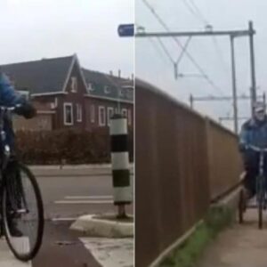 Every single day, 95-year-old bikes 10.5 miles to visit beloved wife in hospice