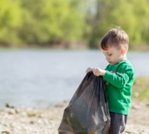 This little boy is cleaning the planet from garbage. He has already collected 5000 bottles.