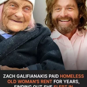 Zach Galifianakis Paid Old Homeless Woman’s Rent for Years & Spent Time with Her as She Had No Family