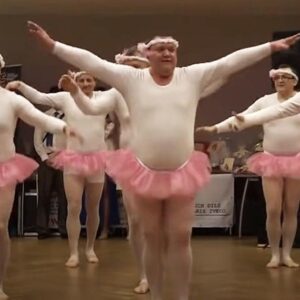 Courageous Ensemble of Eight Fathers Delivers Hilarious Ballet Performance That Leaves the Audience in Stitches