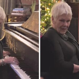 Judi Dench showcased her musical prowess as a pianist in a spontaneous ABBA duet alongside Sharleen Spiteri