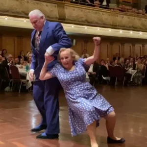 The pair danced a fiery boogie woogie to honor their 30th wedding anniversary. Watch the incredible funny video below…