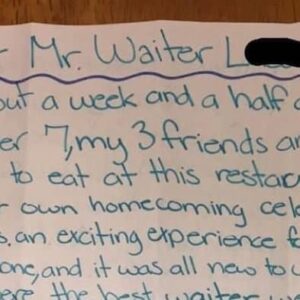 Waiter is pissed when a group of teens leaves him .28 tip – doesn’t expect to receive this letter days later