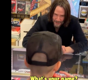 Keanu Reeves’ reaction to 9-year-old who says he’s his f