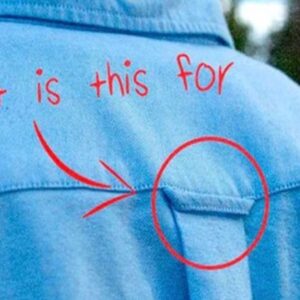 I Never Understood What This Loop On Your Shirt Was For Until They Showed Me