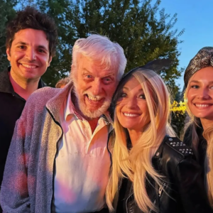 Dick Van Dyke 97, poses for sweet snaps as he throws huge Halloween party