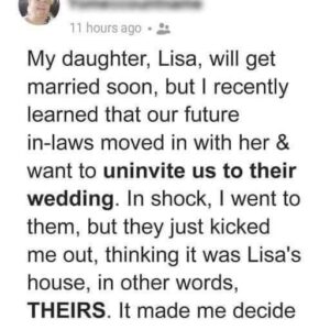 My Future In-Laws Don’t Know I Own The Home They Live In & Kicked Me Out of It My Future In-Laws Don’t Know I Own The Home They Live In & Kicked Me Out of It