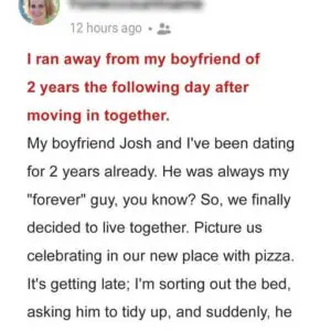 The day after moving in with my boyfriend, I broke up with him because I found out a shocking truth. The day after moving in with my boyfriend, I broke up with him because I found out a shocking truth.