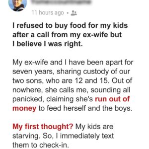 I Refused to Give My Ex-wife Money for Food for Her and Our Kids as I Discovered Her True Intentions I Refused to Give My Ex-wife Money for Food for Her and Our Kids as I Discovered Her True Intentions