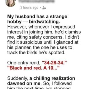 I Saw a Strange Note in My Husband’s Planner and Followed Him into the Woods