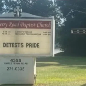 Alabama Church Sign Sparks Outrage, Critics Say It’s ‘Offensive’ Alabama Church Sign Sparks Outrage, Critics Say It’s ‘Offensive’