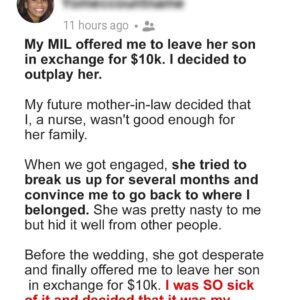Future Mother-in-Law Offers K to Bride to Leave Her Son – She Takes It but Outplays Her Instead Future Mother-in-Law Offers K to Bride to Leave Her Son – She Takes It but Outplays Her Instead