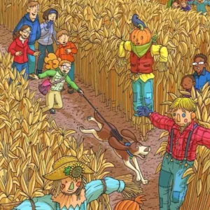 In just 6 seconds, the fish in the cornfield can only be seen by individuals with outstanding observational abilities! In just 6 seconds, the fish in the cornfield can only be seen by individuals with outstanding observational abilities!