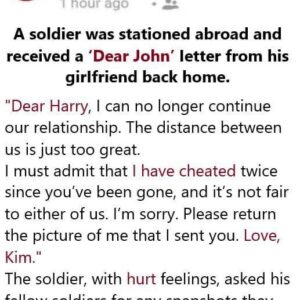 The soldier received an unexpected letter from his girlfriend – Full Story Here The soldier received an unexpected letter from his girlfriend – Full Story Here