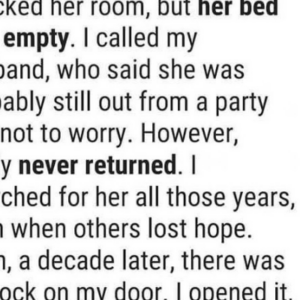 Reappears 10 years later on family’s doorstep & points finger at stepfather Reappears 10 years later on family’s doorstep & points finger at stepfather
