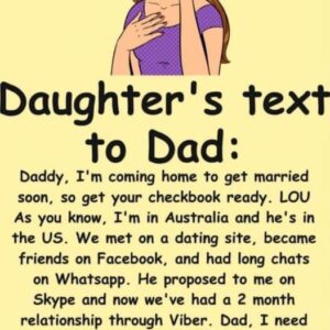 Daddy, I’m coming home to get married soon Daddy, I’m coming home to get married soon