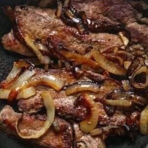 Beef liver & onions Beef liver & onions