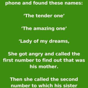 The Wife Checked Her Husband’s Phone The Wife Checked Her Husband’s Phone
