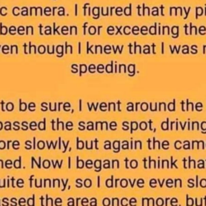 I was driving when..