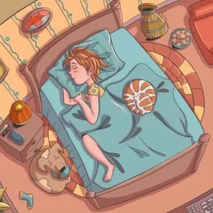 Put your mind to the test: spot the hidden bunny in the bedroom in just 9 seconds