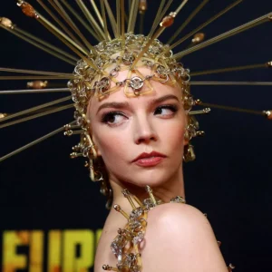 Anya Taylor Joy in nude dress pierced with metal for most ‘dangerous’ look yet Anya Taylor Joy in nude dress pierced with metal for most ‘dangerous’ look yet