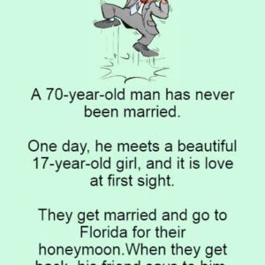 A 70-year-old man has never been married A 70-year-old man has never been married