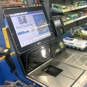 I’m currently scanning and bagging my nearly 0 at Walmart.