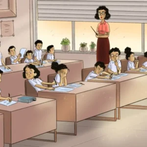 Identify the student who is cheating! Identify the student who is cheating!