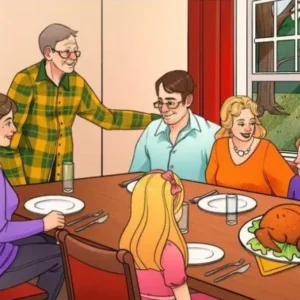 Brain Teaser for Your IQ Test: Can you spot the mistake in this family’s dining table picture in 11 seconds?