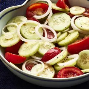 Marinated Cucumber, Onion, and Tomato Salad Marinated Cucumber, Onion, and Tomato Salad
