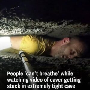 Viewers ‘Hold Their Breath’ Watching Caver Stuck In Tight Cave Squeeze Viewers ‘Hold Their Breath’ Watching Caver Stuck In Tight Cave Squeeze