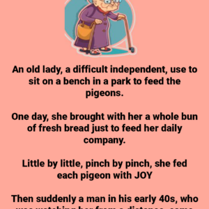 A Man Was Complaining To The Old Lady. A Man Was Complaining To The Old Lady.