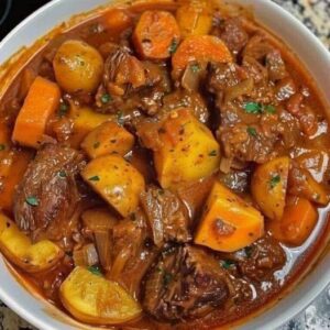 Beef Stew with Carrots & Potatoes