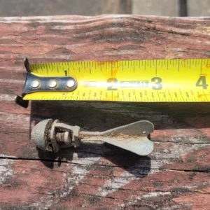 Small metal dart found in yard. Located in Northeast USA. “Nose” is threaded but doesn’t completely screw off. No stamps or markings. Any idea?