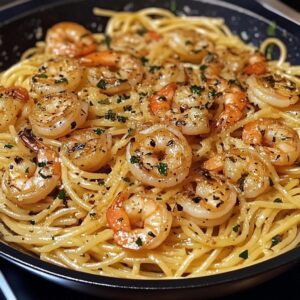 Garlic Shrimp Pasta 🥘