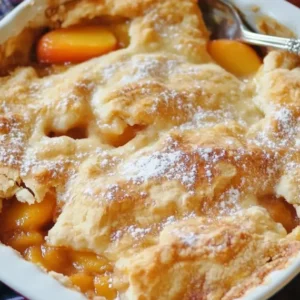 Southern Sweetness: Georgia Peach Cobbler – A Timeless Dessert!