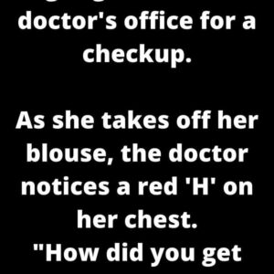 A girl goes into the doctor’s office for a checkup