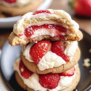 Irresistible Strawberry Cheesecake Cookies 🍰 Ingredients