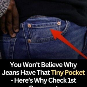 Have you ever thought about the purpose of the small pocket in your jeans? Here’s the explanation.