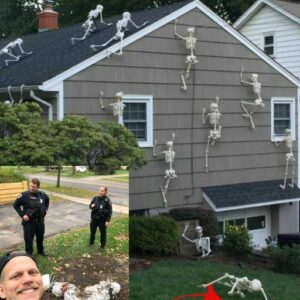 A Neighbor’s Amusing Reaction to Criticism of Their Halloween Decorations Has Gone Viral……