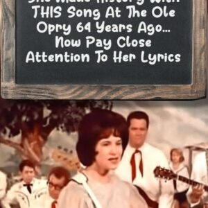 VIDEO) She broke barriers with this song at the Ole Opry 64 years back—take a moment to hear her words.