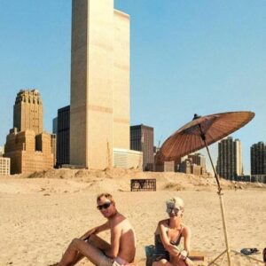 Photos: Discover the lost New York beach at the Twin Towers Photos: Discover the lost New York beach at the Twin Towers