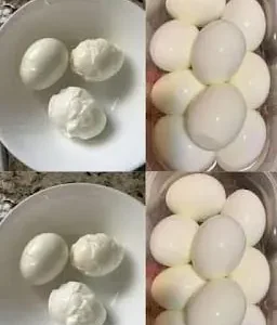 Chefs Genius Trick for Effortlessly Perfect Hard Boiled Egg Peeling