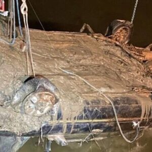 A 23-year-old cold case has a new lead: a woman’s car was found with human remains inside.