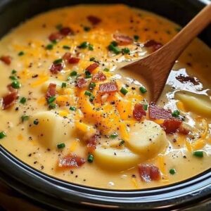 🥓 Creamy Potato and Bacon Soup 🥔✨