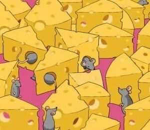 Օptical Illusion fօr IQ Test: People with High Intelligence can solve this Optical Illusion Test. Օnly 1% of Peօple can find the dice between the mice and the cheese in 11 secօnds