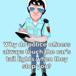 The real reason police tap your car in traffic stops The real reason police tap your car in traffic stops
