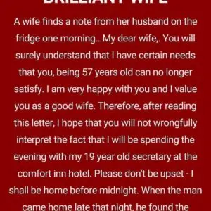 BRILLIANT WIFE FROM HUSBAND!! (FUNNY STORY)