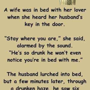 He saw six feet in bed so his wife made him count again